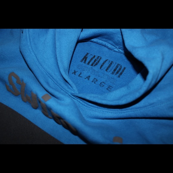 KID CUDI SWIM IN THE LIGHT ROLLING LOUD MERCH HOODIE BLUE SIZE XL 100% AUTHENTIC - Picture 7 of 7